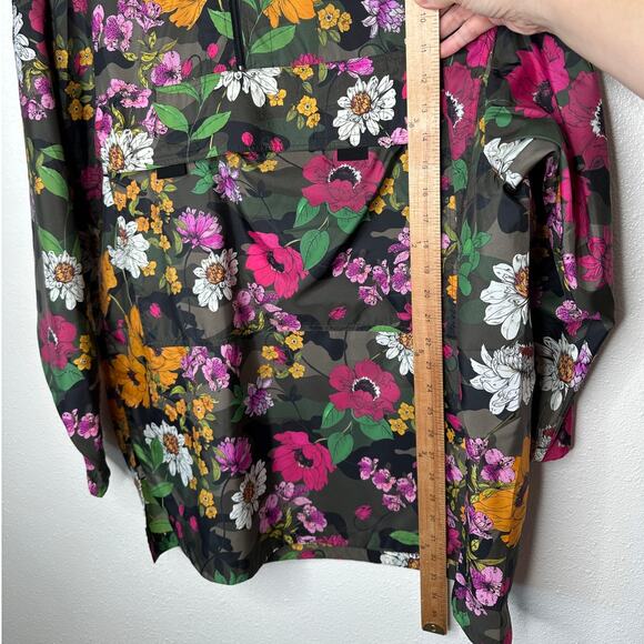 NWT Valentino Men's Army Floral-on-Camo Wind-Resistant Hooded Jacket 38 / M - Picture 16 of 16